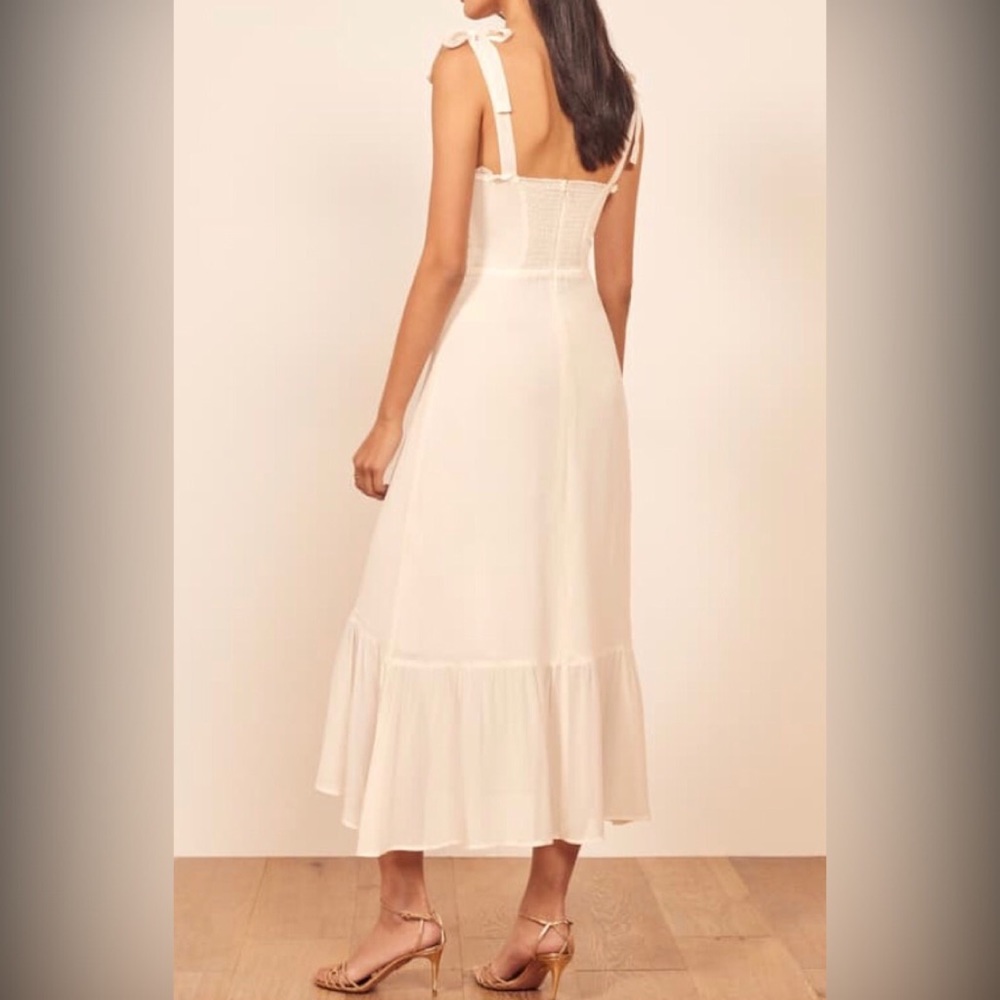 SOLD NWT Reformation Nikita dress in Ivory - Picture 4 of 8